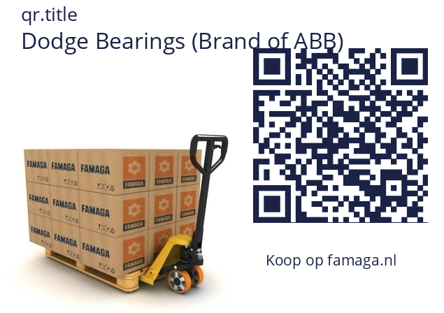  Dodge Bearings (Brand of ABB) VBB 60
