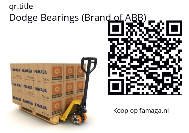   Dodge Bearings (Brand of ABB) F2B-SC-104S-FF