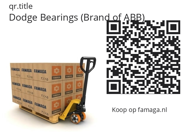   Dodge Bearings (Brand of ABB) F1B-SC-55M(123893)