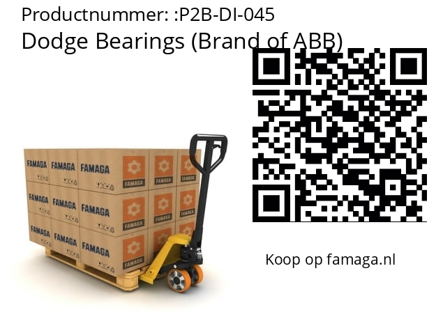   Dodge Bearings (Brand of ABB) P2B-DI-045