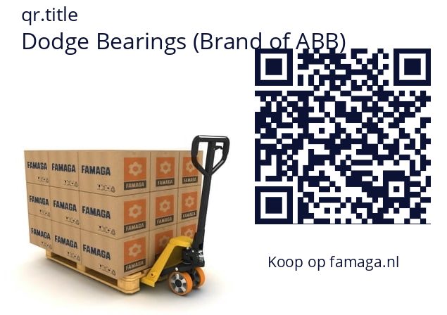   Dodge Bearings (Brand of ABB) P2B-DI-106RE