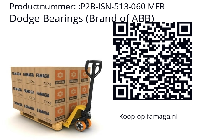   Dodge Bearings (Brand of ABB) P2B-ISN-513-060 MFR